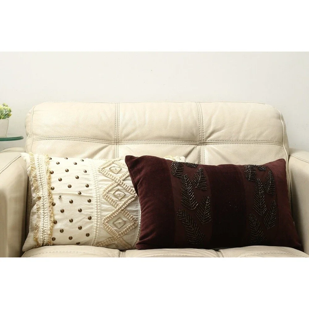 1 PCS Studded Cushion Cover Rectangle Throw Pillow Case Sofa Home Decor 278934